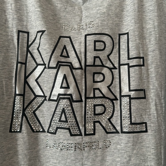 NWT Gray Karl Lagerfeld Paris Shirt Size 2X - Picture 2 of 4